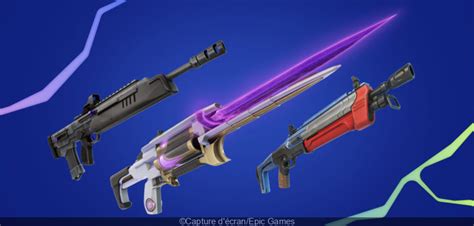 Nouvelles armes Fortnite dans le Chapitre 4 Saison 4